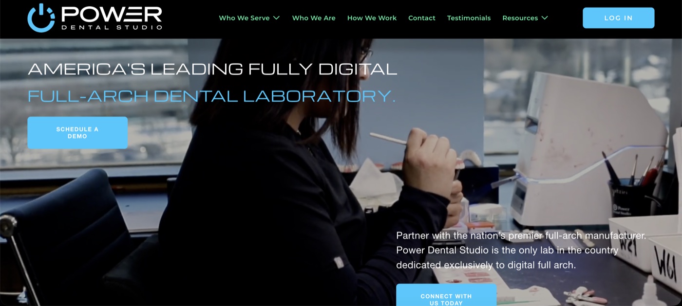 Power Dental Studio website